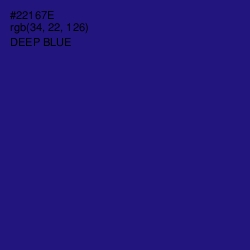 #22167E - Deep Blue Color Image